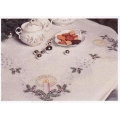 TOVAGLIE NATALIZIE PRESTAMPATE CON MATERIALE CM. 80x80 - 100% COT.